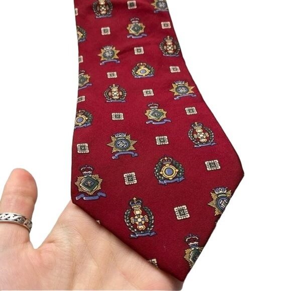 Tommy Hilfiger | Accessories | Red Tommy Hilfiger Tie With Small ...